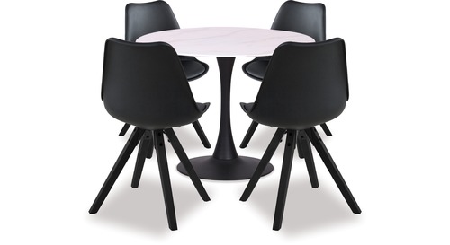 Marielia Dining Table & Dima Chairs x 4